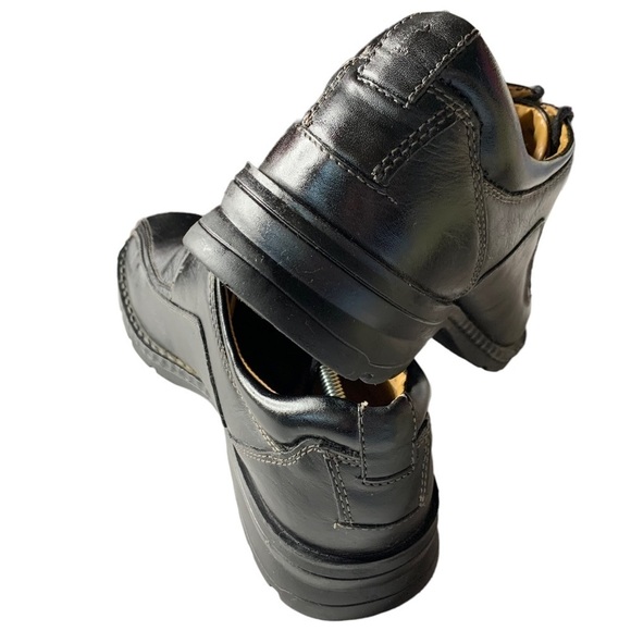 Dockers Men’s Black Lace Up Pro-Style Oxford Shoes with Top Stitch Size 12 - Picture 5 of 6